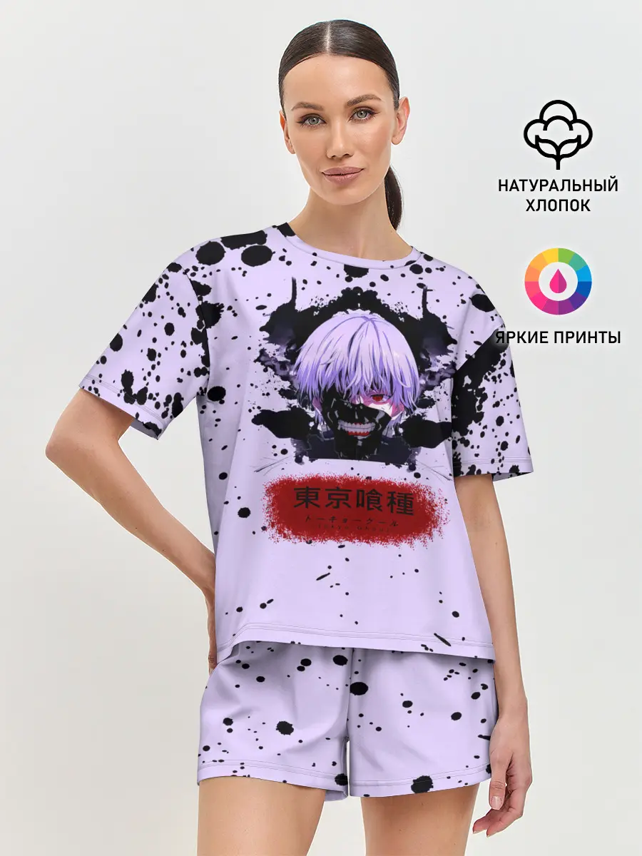 Женская пижама с шортами / Канеки Кан