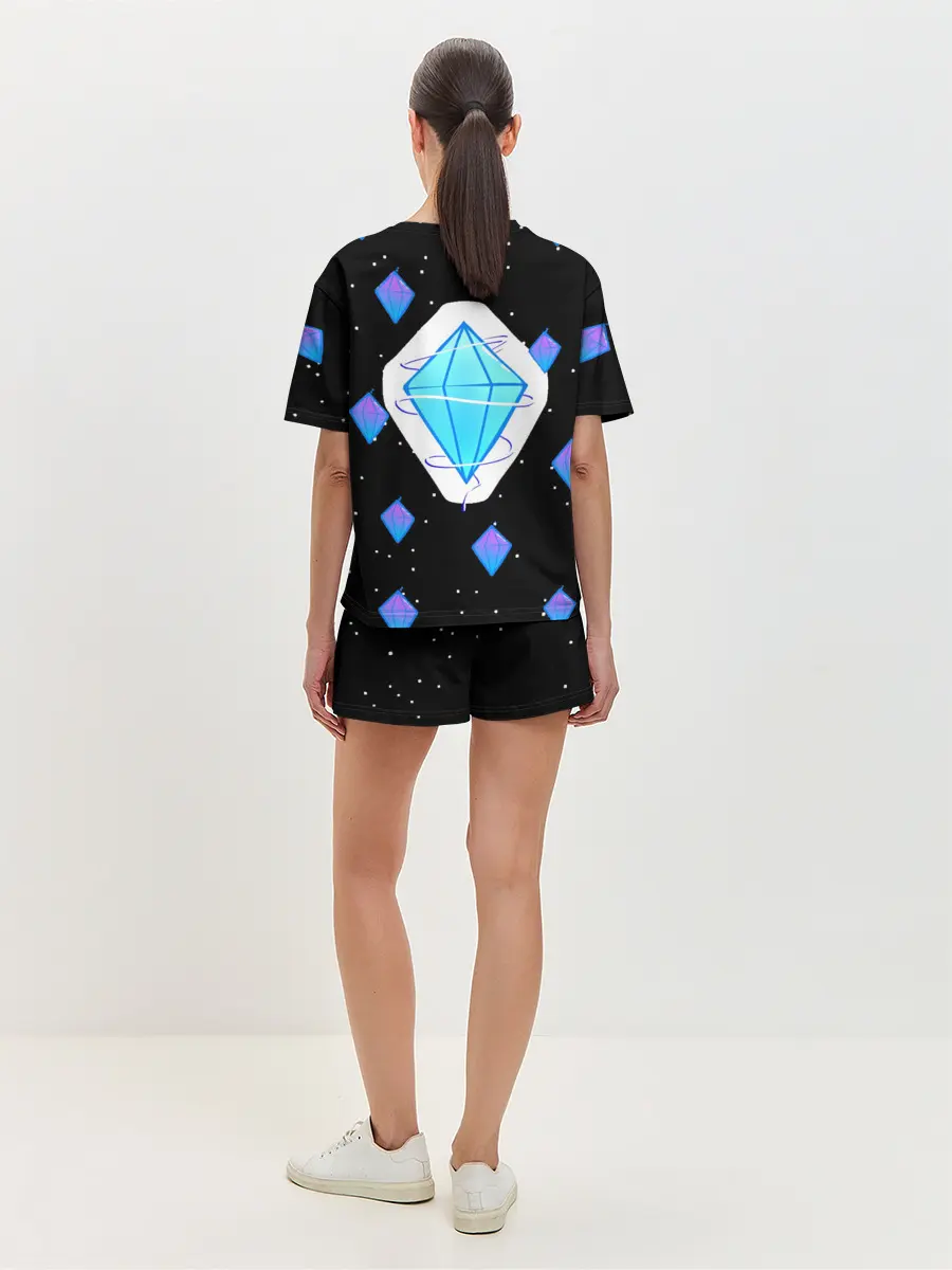 Женская пижама с шортами / Алмаз