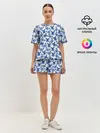 Женская пижама с шортами / Бабочки / Butterflies