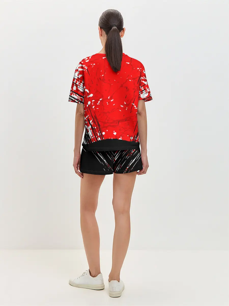 Женская пижама с шортами / Берсерк силуэт