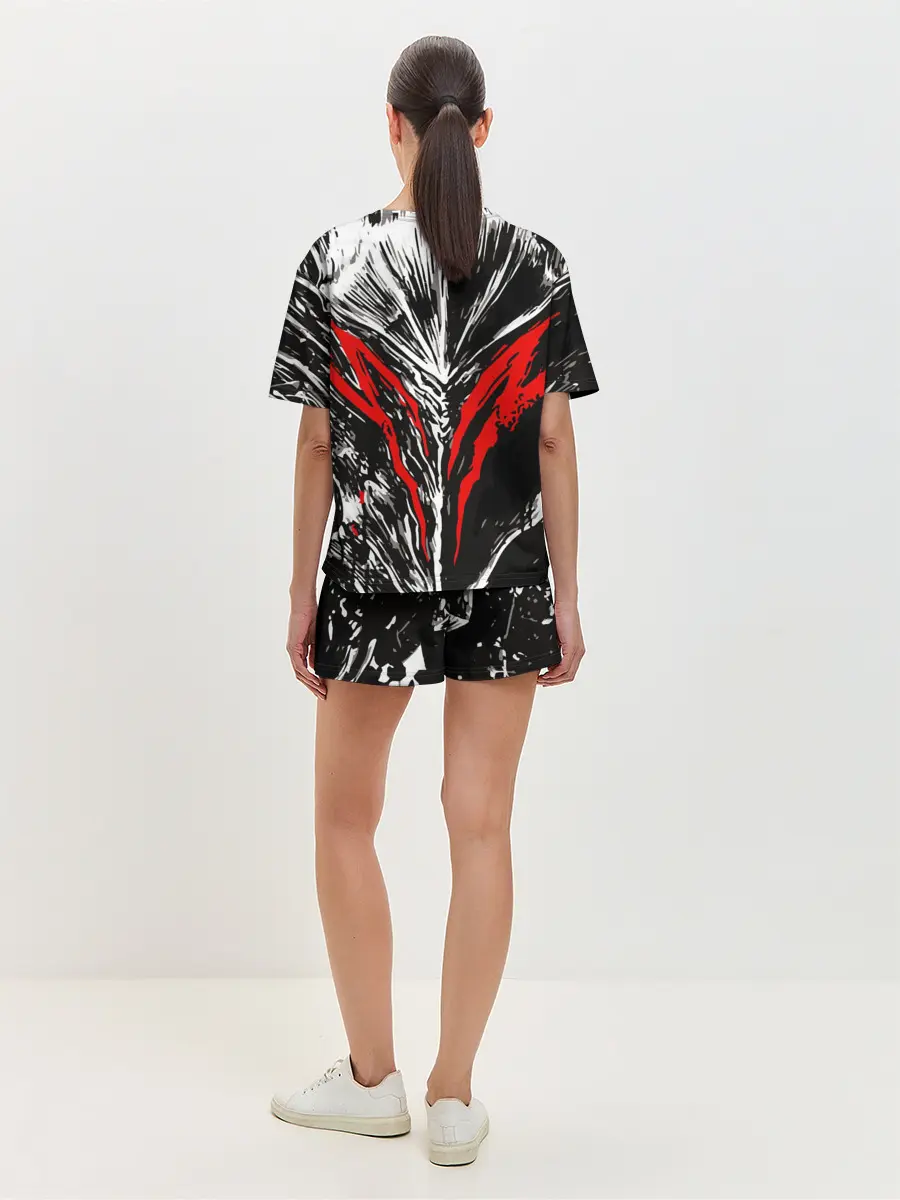 Женская пижама с шортами / BERSERK mask