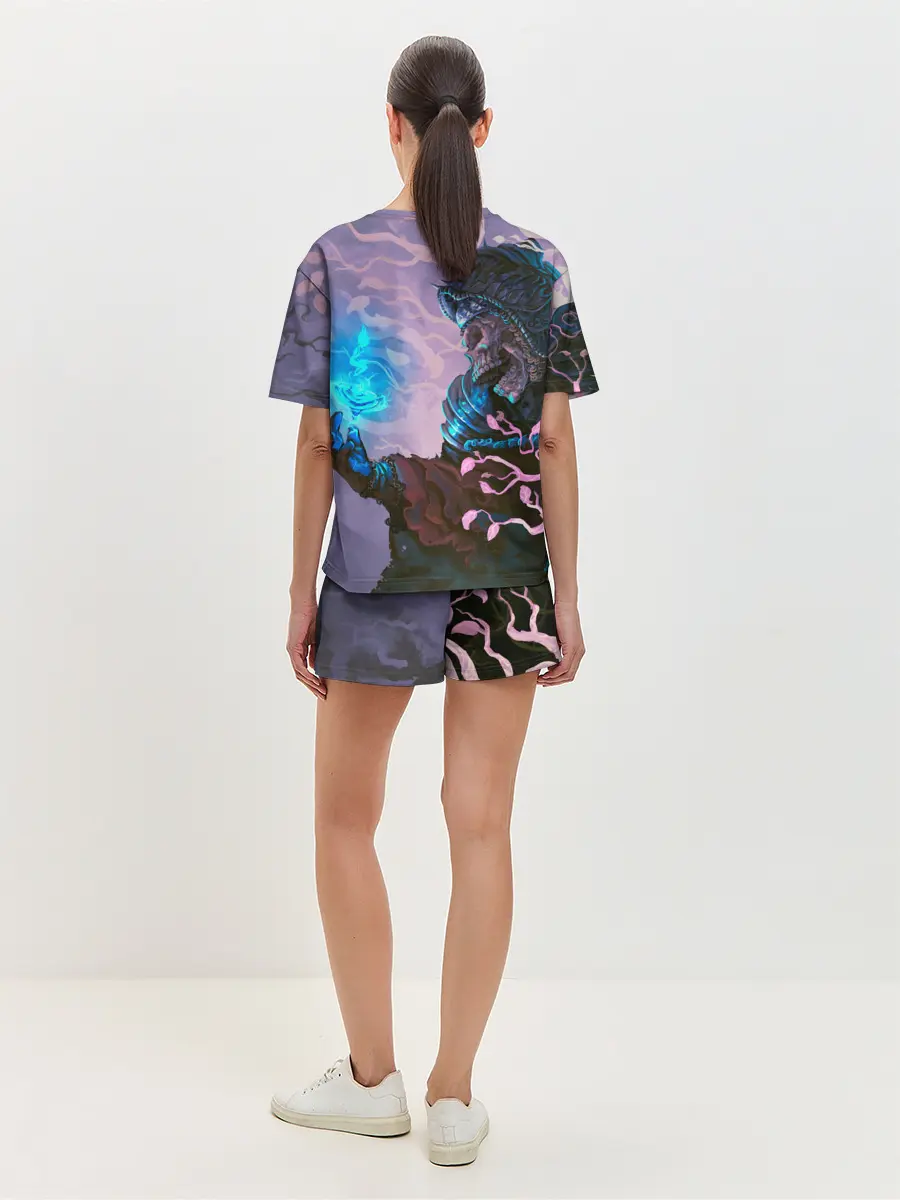 Женская пижама с шортами / Тёмная душа