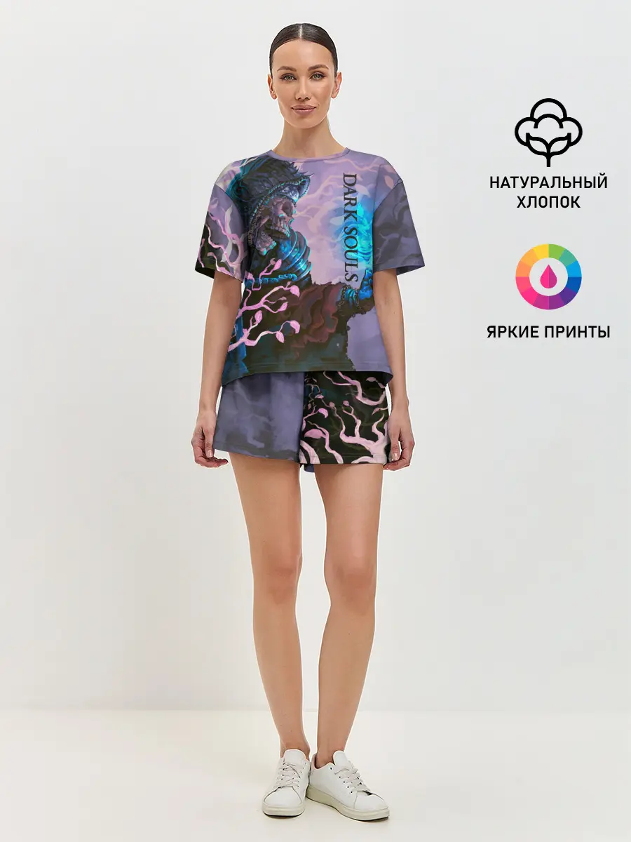 Женская пижама с шортами / Тёмная душа