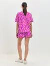 Женская пижама с шортами / Абстрактные узоры