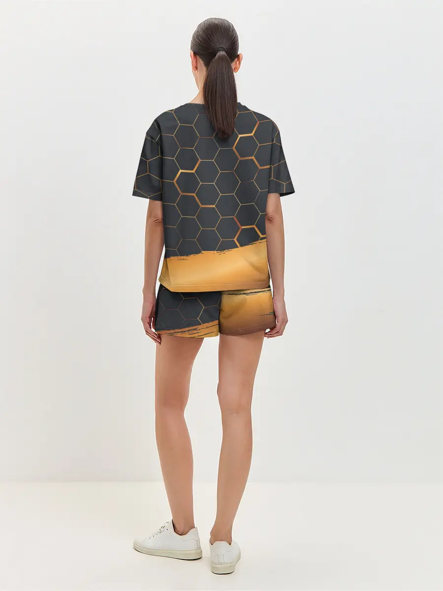 Женская пижама с шортами / So damn FINE | Neon Steel