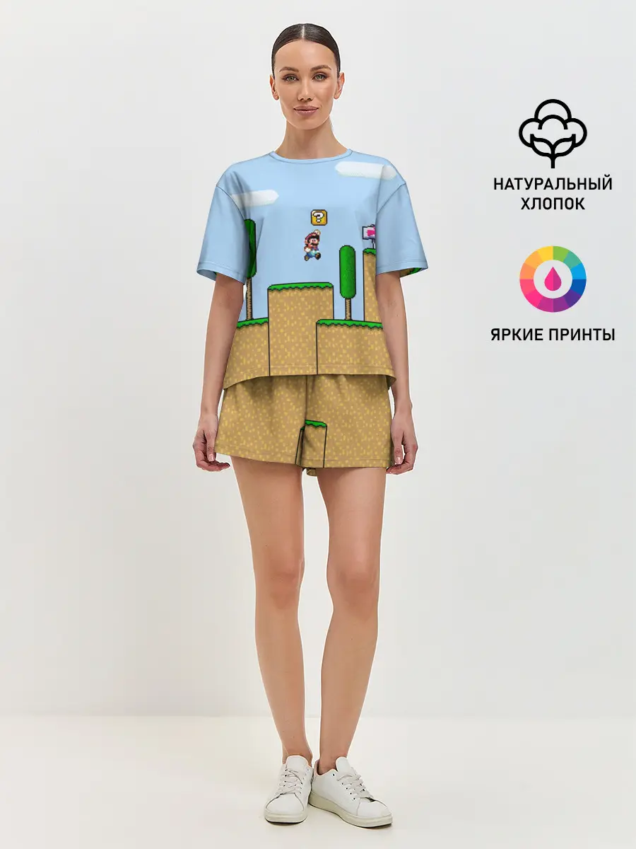 Женская пижама с шортами / Mario