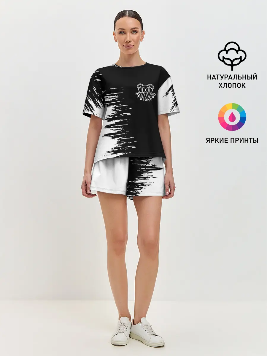 Женская пижама с шортами / radiohead