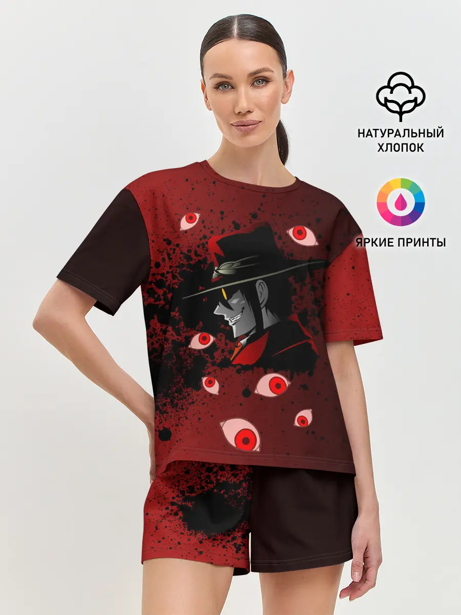 Женская пижама с шортами / Хеллсинг/Hellsing