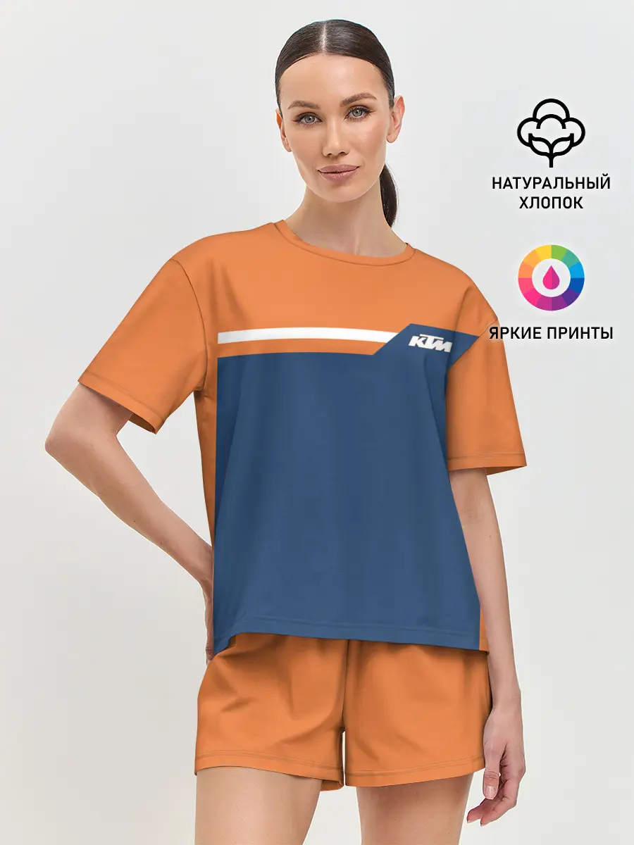 Женская пижама с шортами / KTM | КТМ