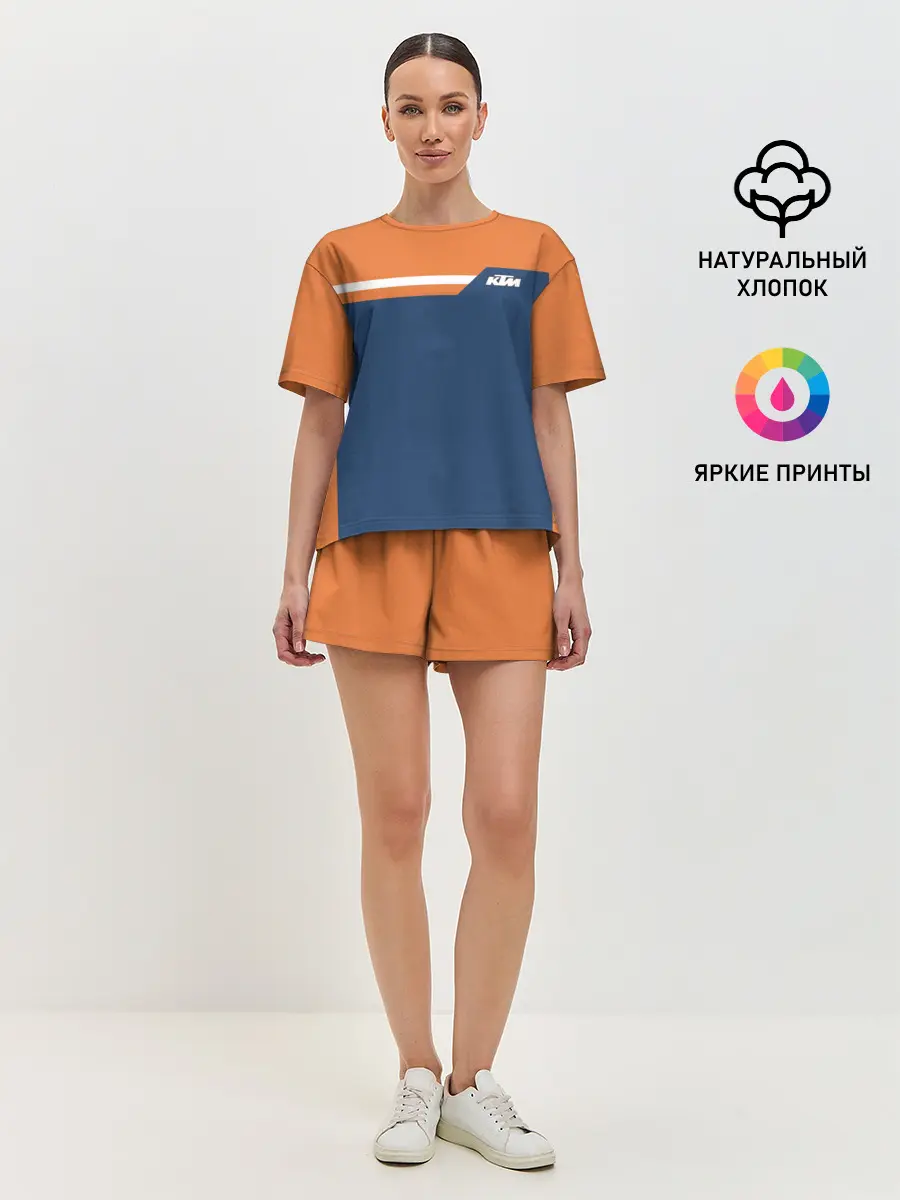 Женская пижама с шортами / KTM | КТМ