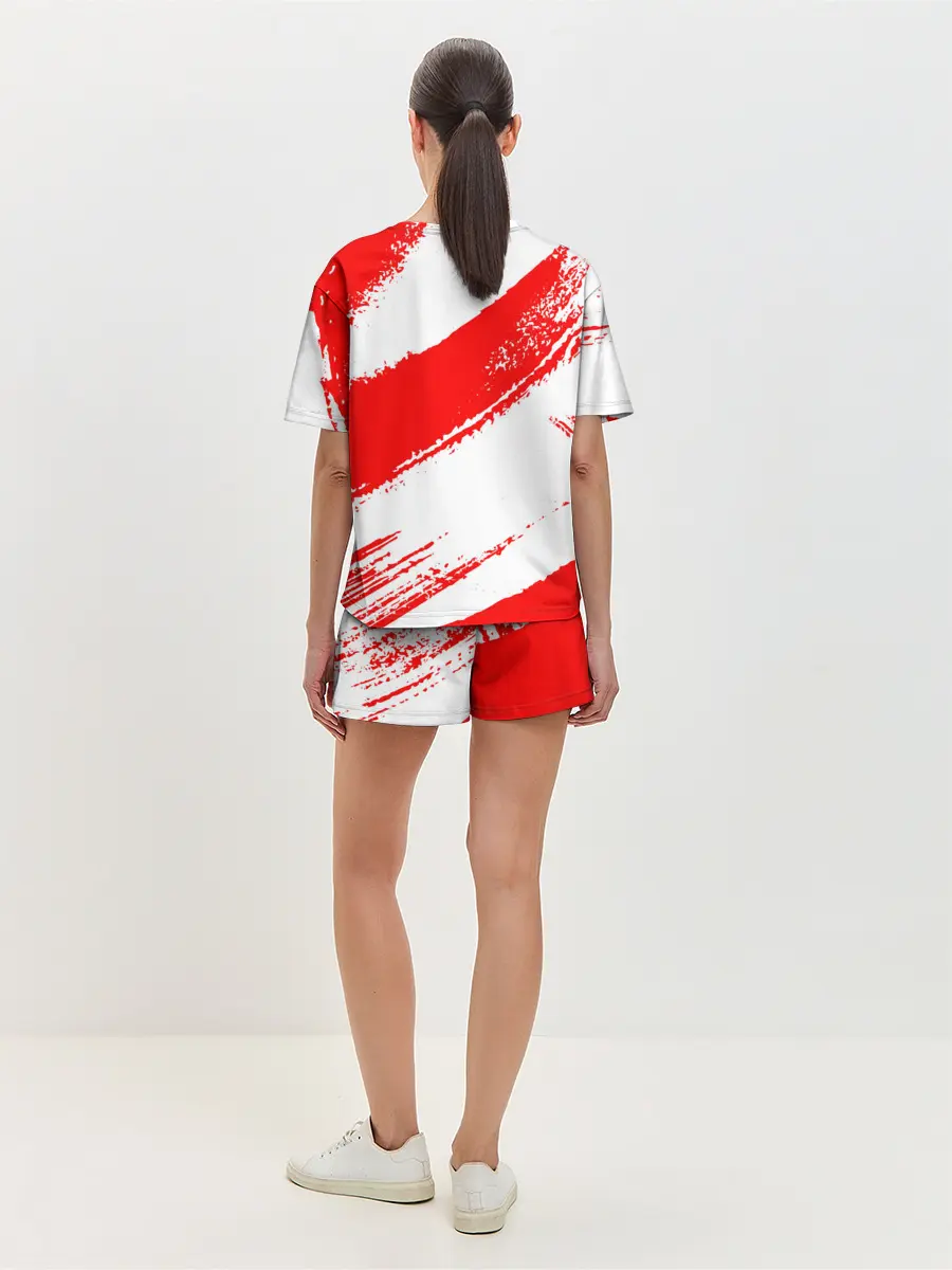 Женская пижама с шортами / What cat? / Какой кот?