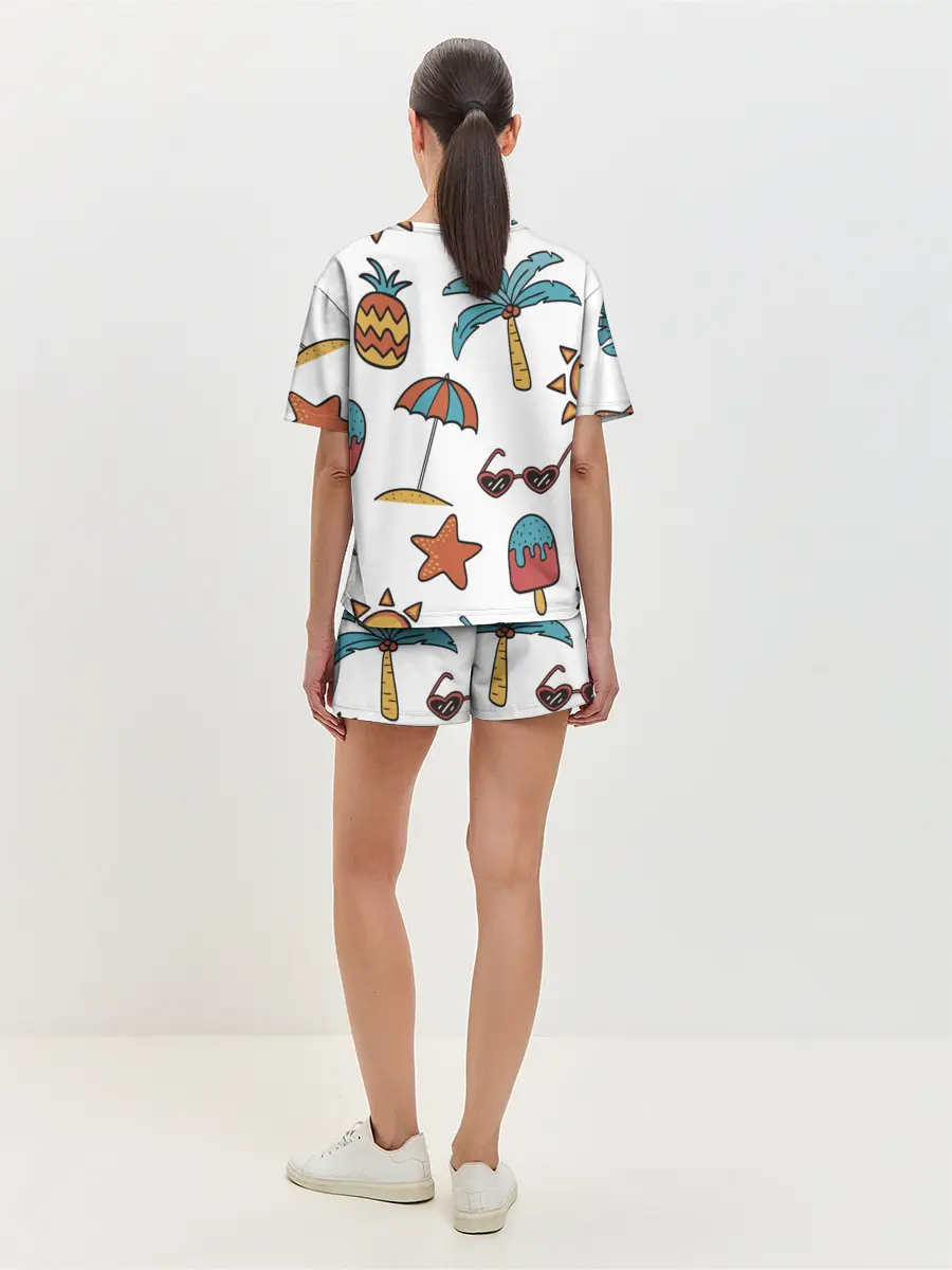Женская пижама с шортами / Summer with love