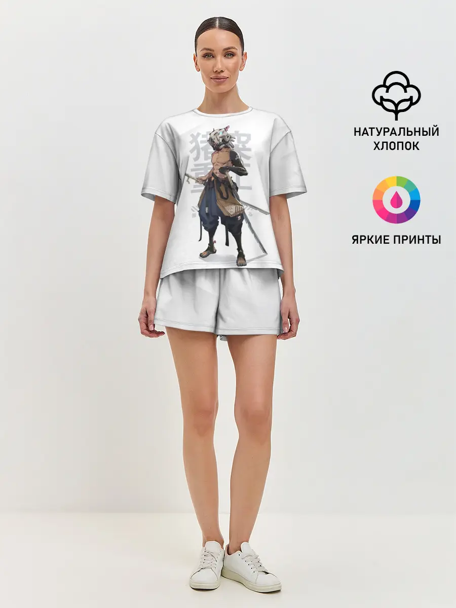 Женская пижама с шортами / Иноске Хашибира клинок