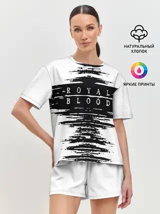 Женская пижама с шортами / royal blood