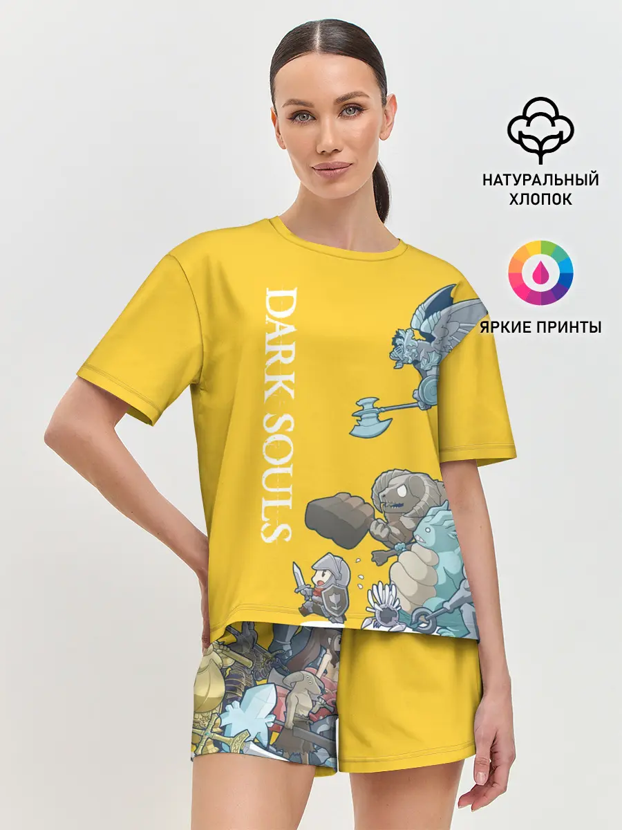 Женская пижама с шортами / RUN HERO RUN