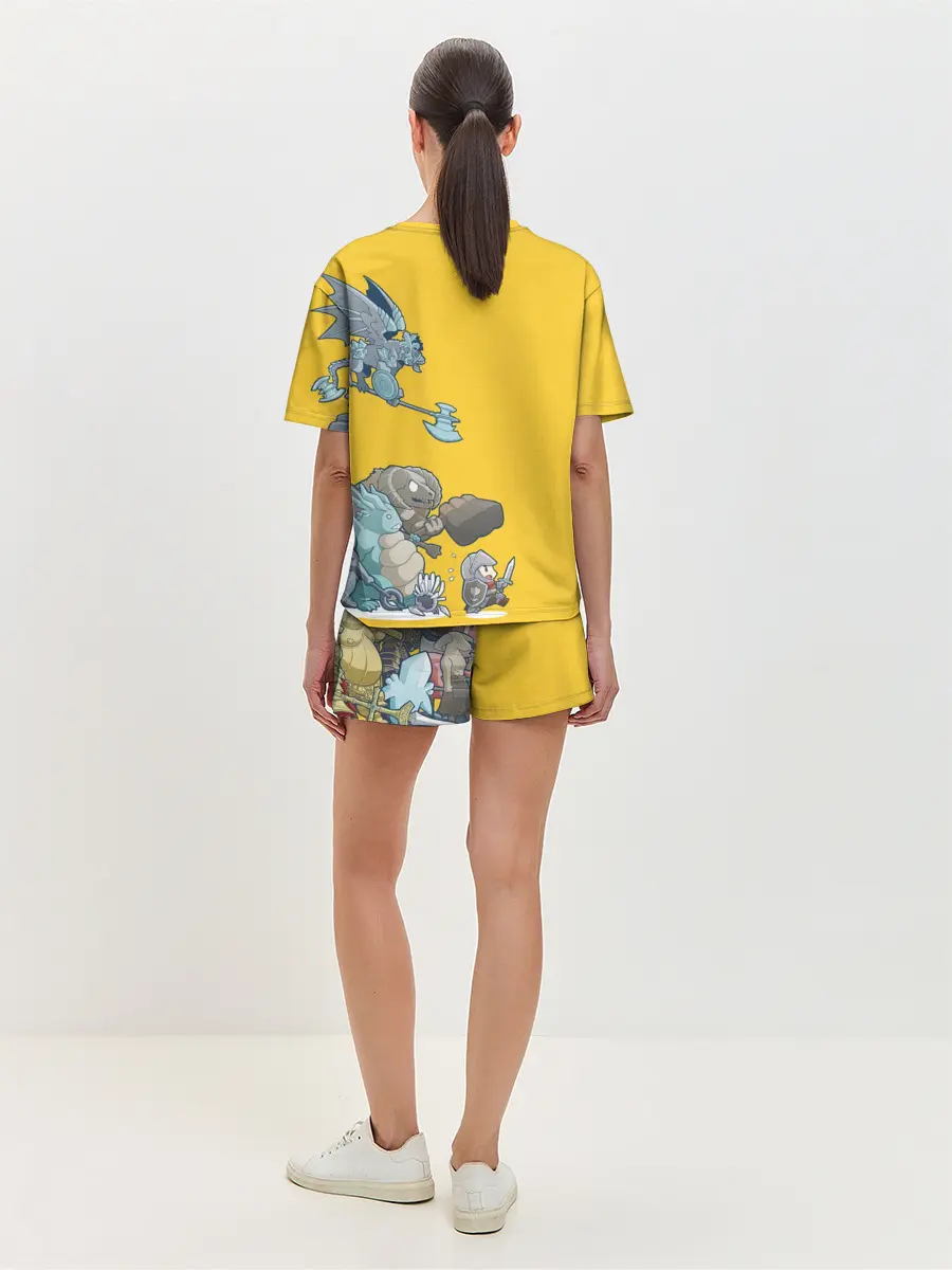 Женская пижама с шортами / RUN HERO RUN