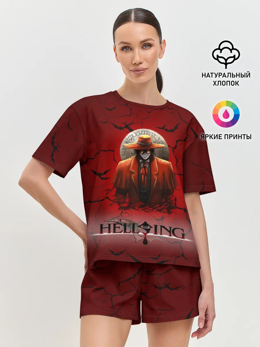 Женская пижама с шортами / HELLSING $$$