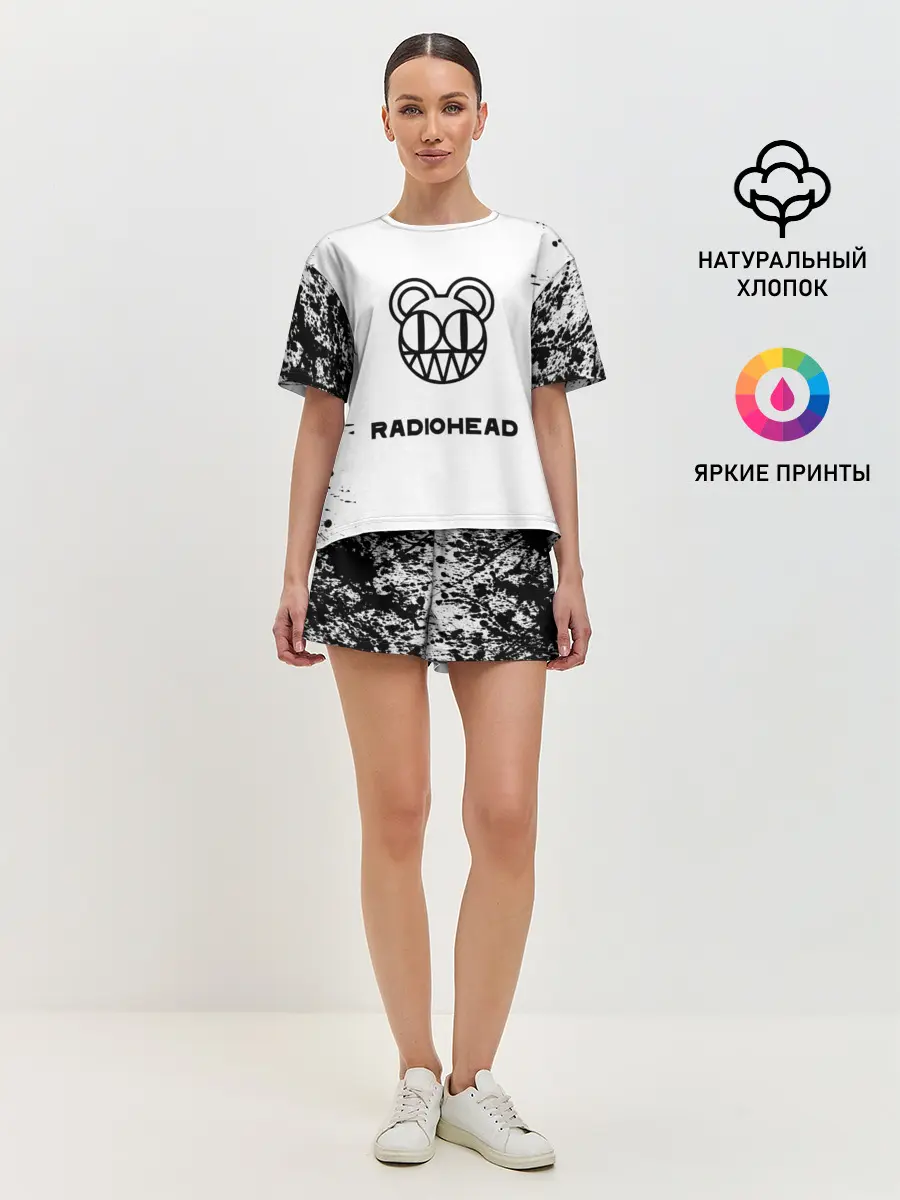 Женская пижама с шортами / radiohead