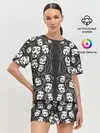 Женская пижама с шортами / Анонимусы надбисиси линии