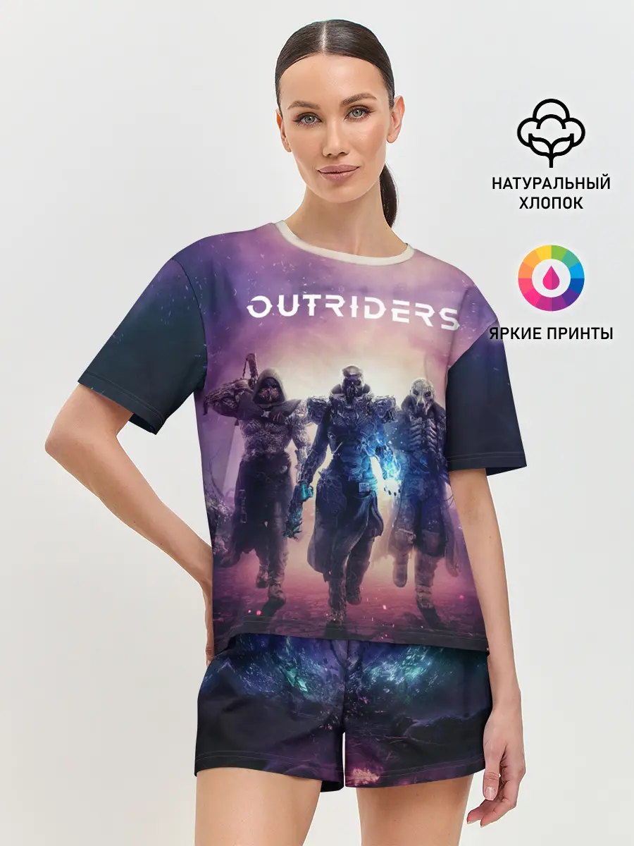 Женская пижама с шортами / Outriders