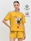 Женская пижама с шортами / CUPHEAD