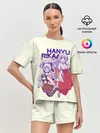 Женская пижама с шортами / Hanyu and Rika