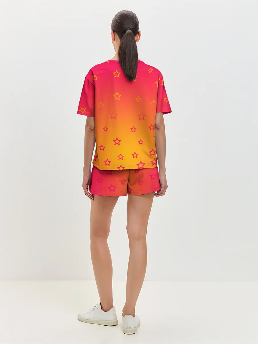 Женская пижама с шортами / ВЫДАЮЩИЕСЯ ЗВЕРИ