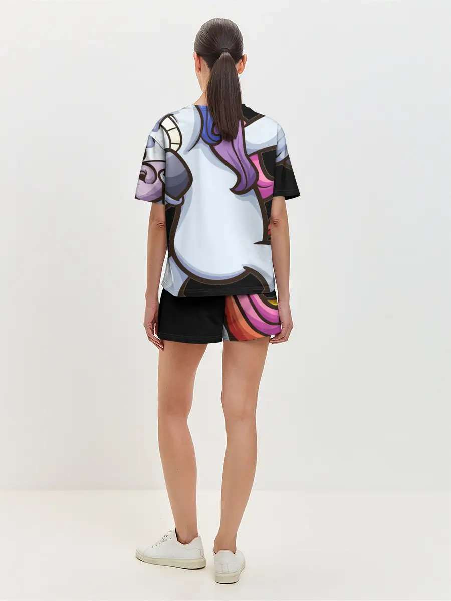 Женская пижама с шортами / Единорог - танцор ДАБ