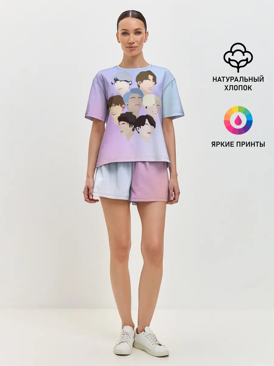 Женская пижама с шортами / БТС Bangtan Boys BTS