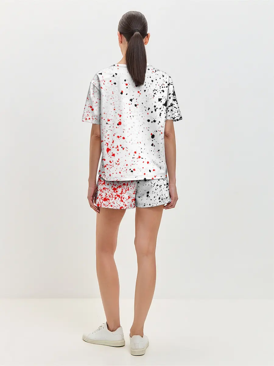 Женская пижама с шортами / ОСТРЫЕ КОЗЫРЬКИ