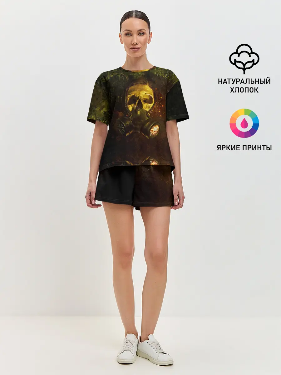 Женская пижама с шортами / Сталкер | Метро