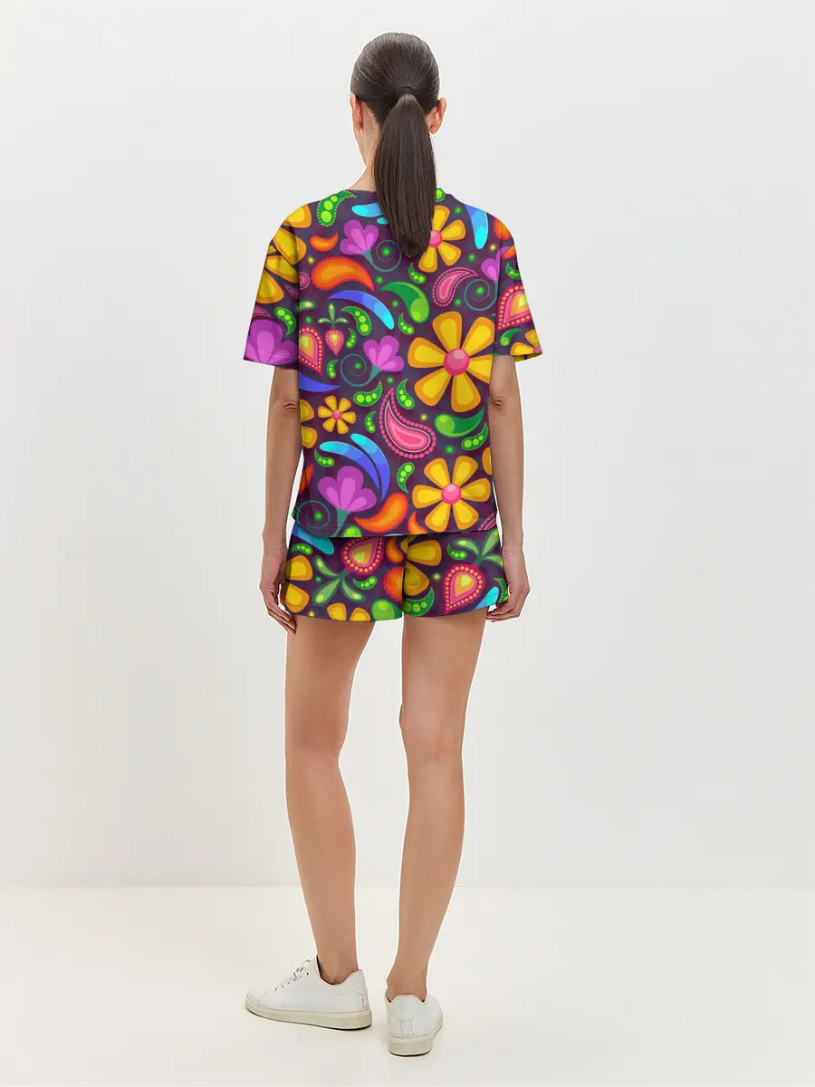 Женская пижама с шортами / Пляжная