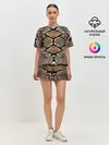 Женская пижама с шортами / Snake Skin