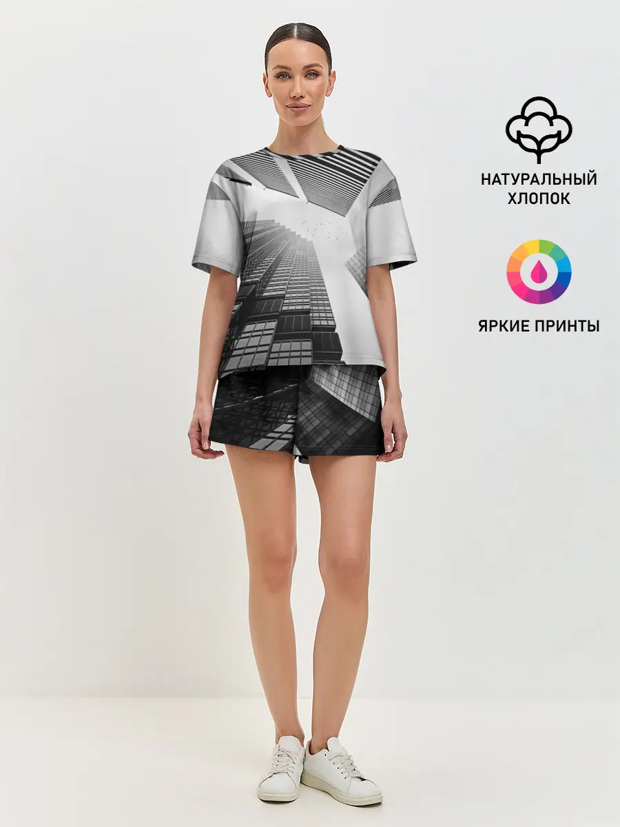 Женская пижама с шортами / Минимализм