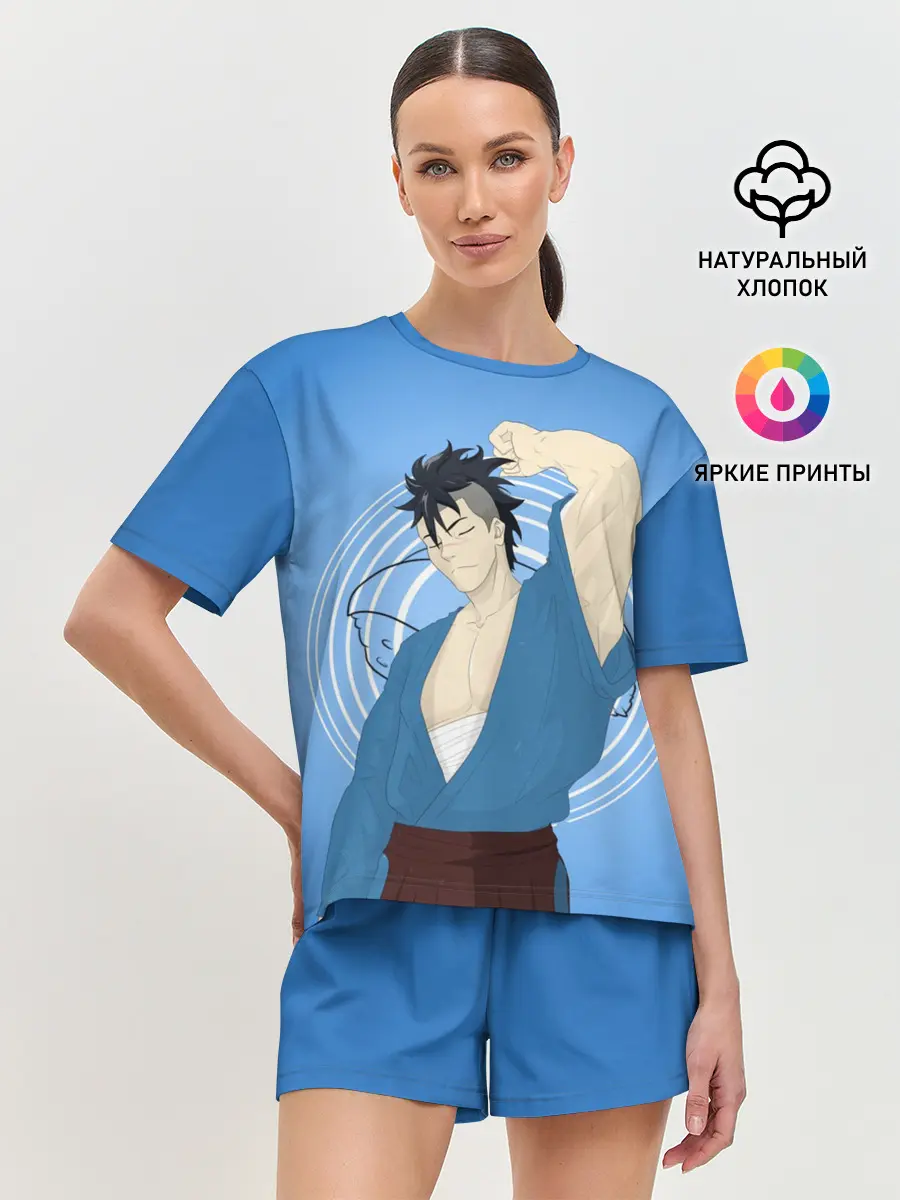 Женская пижама с шортами / Food wars Shokugeki no Soma