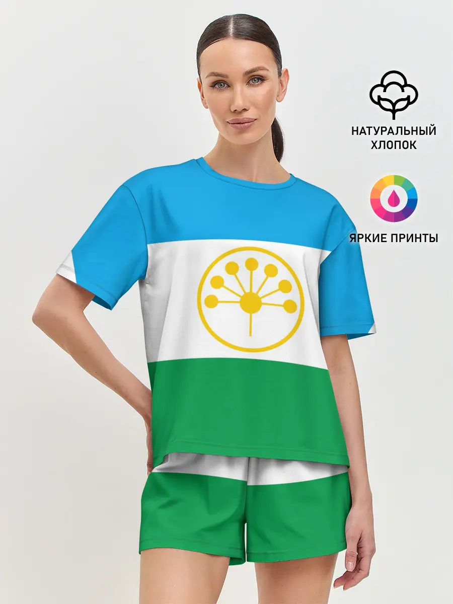Женская пижама с шортами / Башкортостан
