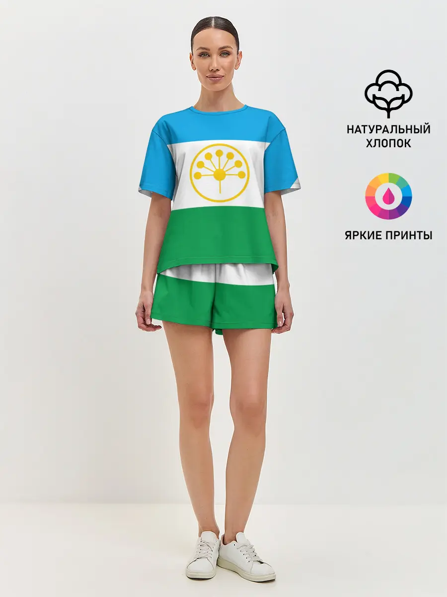 Женская пижама с шортами / Башкортостан