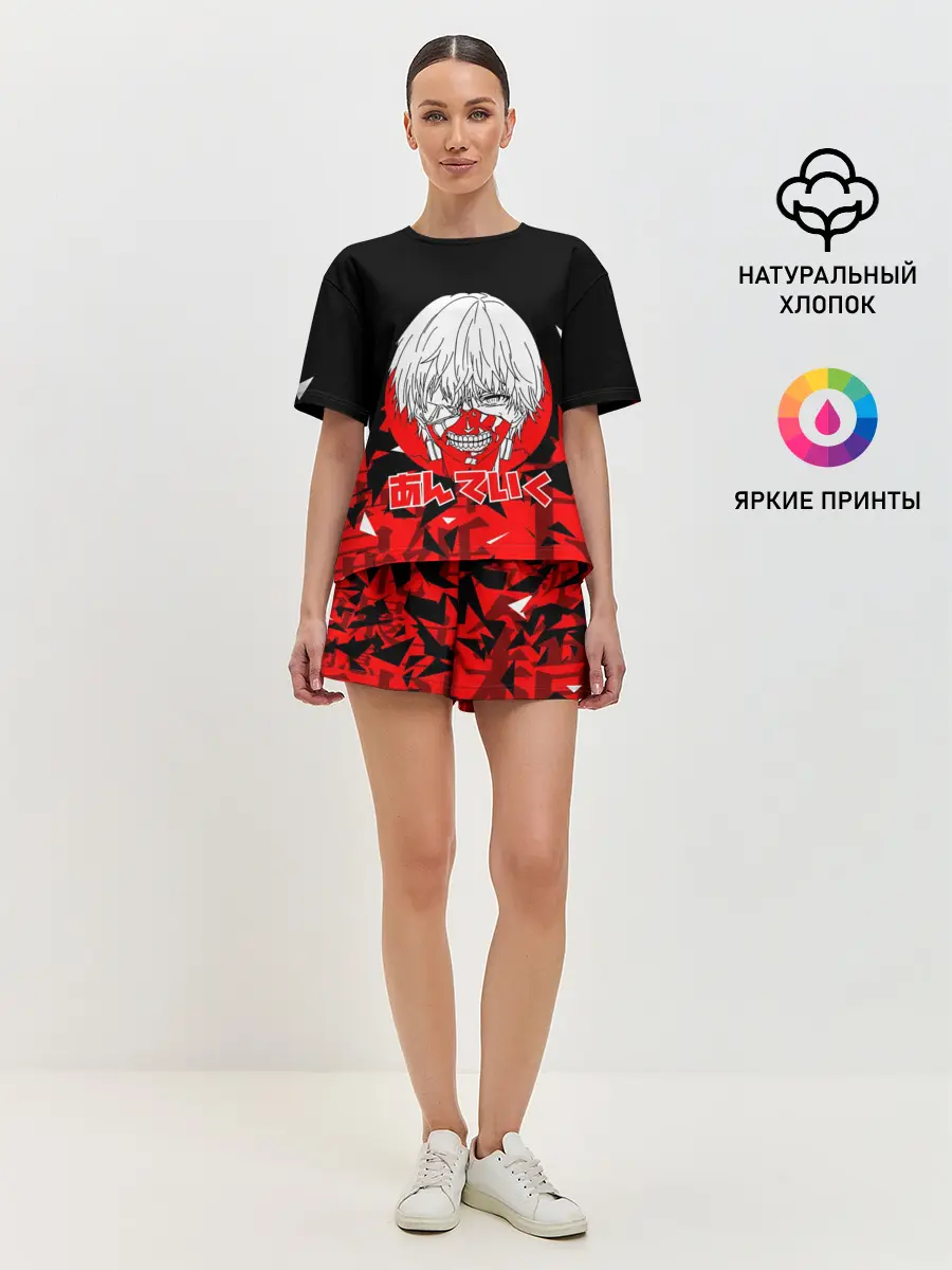 Женская пижама с шортами / ТОКИЙСКИЙ ГУЛЬ