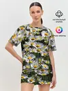 Женская пижама с шортами / Ромашки
