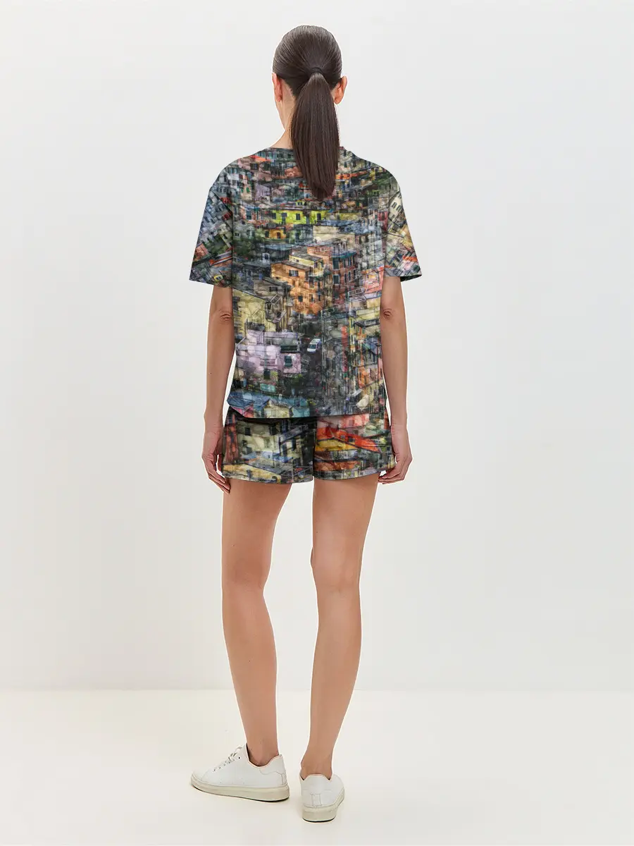 Женская пижама с шортами / ГОРОДОК