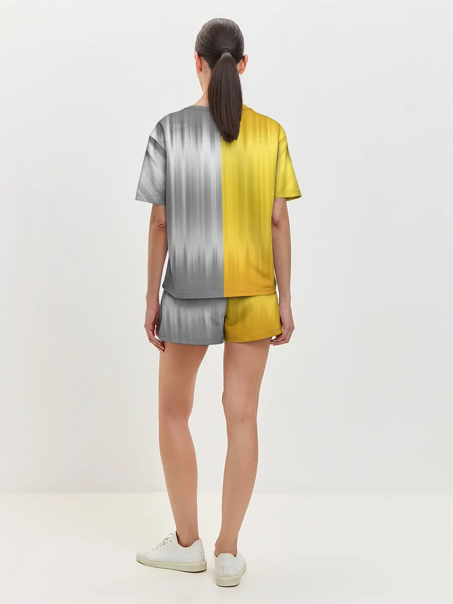 Женская пижама с шортами / Gold and Silver