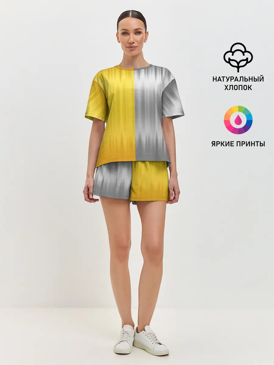 Женская пижама с шортами / Gold and Silver