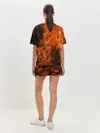 Женская пижама с шортами / Огонь