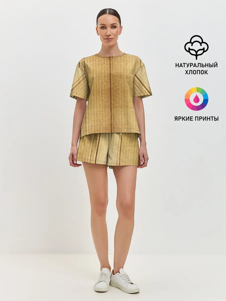 Женская пижама с шортами / Картон