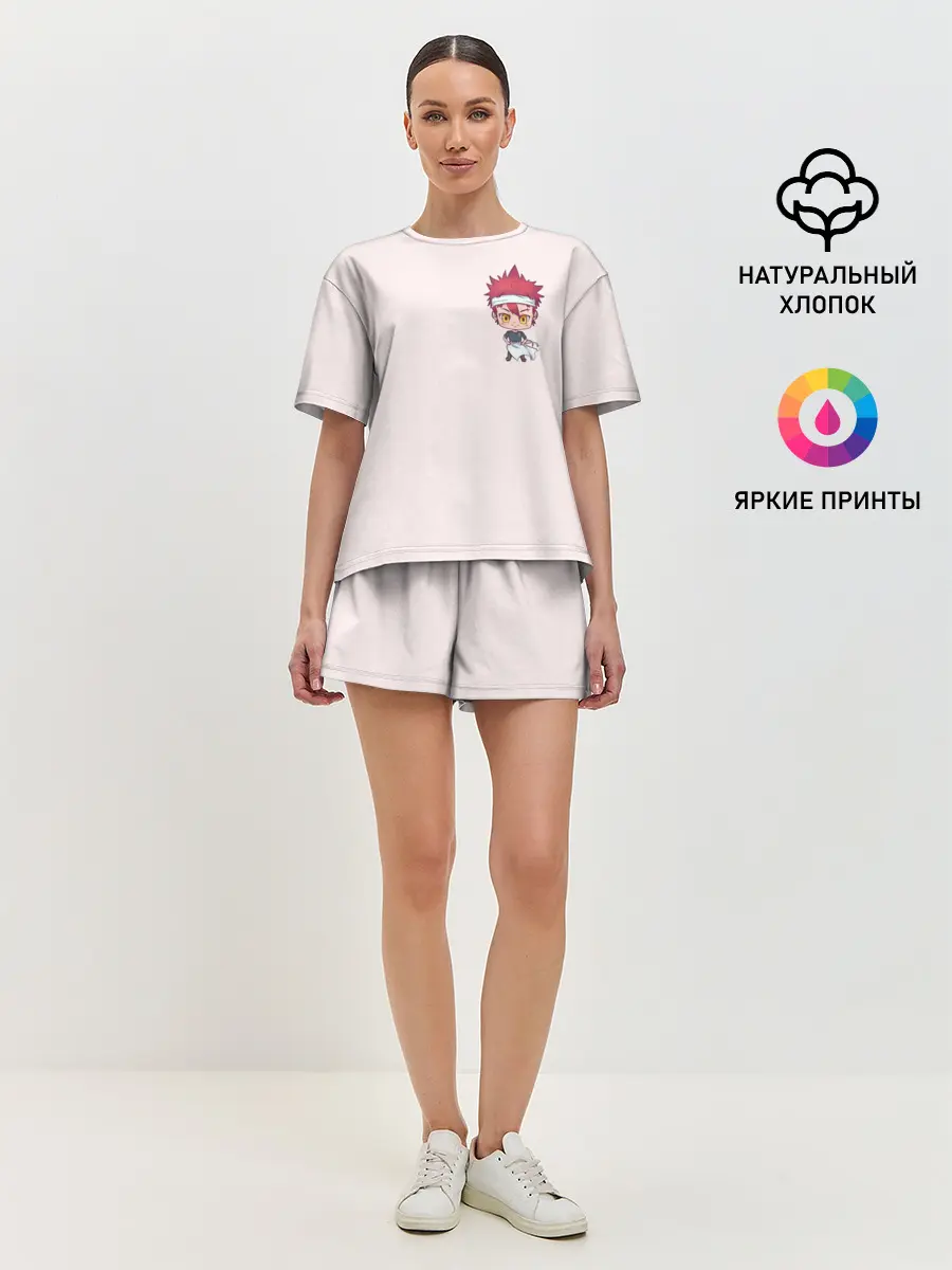 Женская пижама с шортами / Повар боец Сома