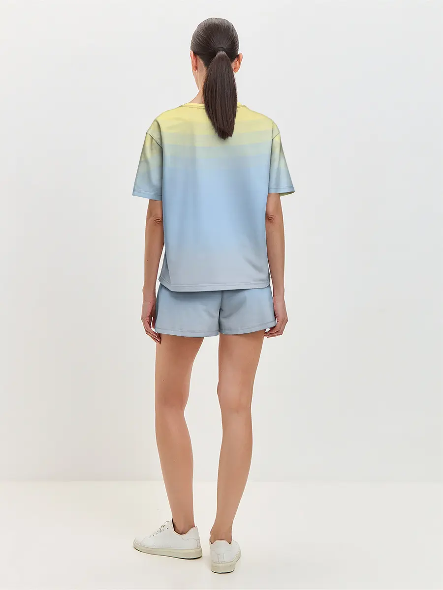 Женская пижама с шортами / филин