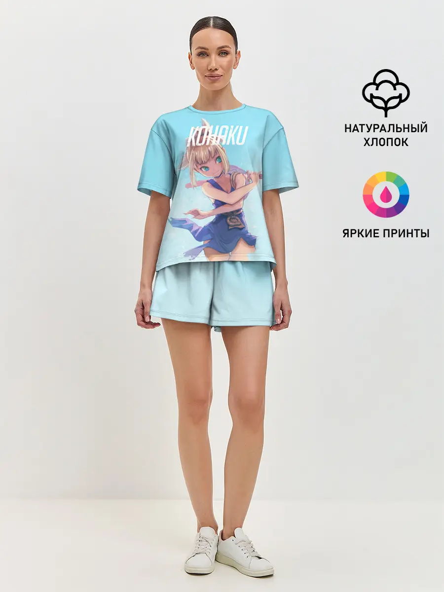 Женская пижама с шортами / Кохаку Доктор Стоун