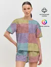 Женская пижама с шортами / Patchwork