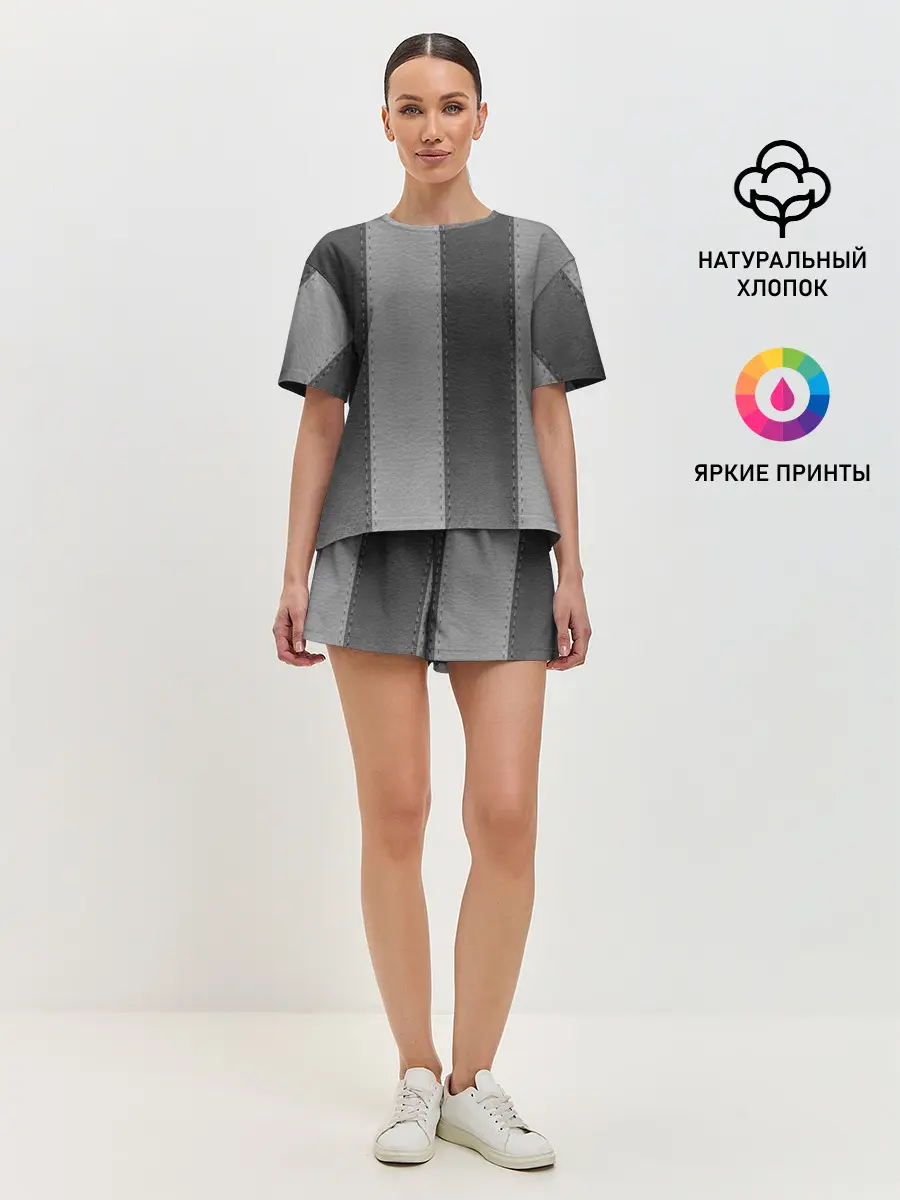 Женская пижама с шортами / Skin Stripes