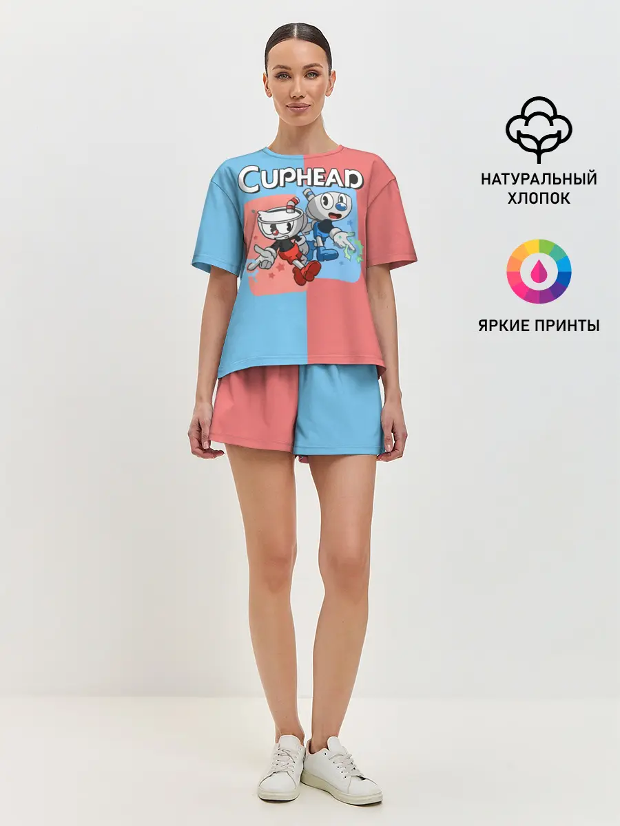 Женская пижама с шортами / CAPHEAD